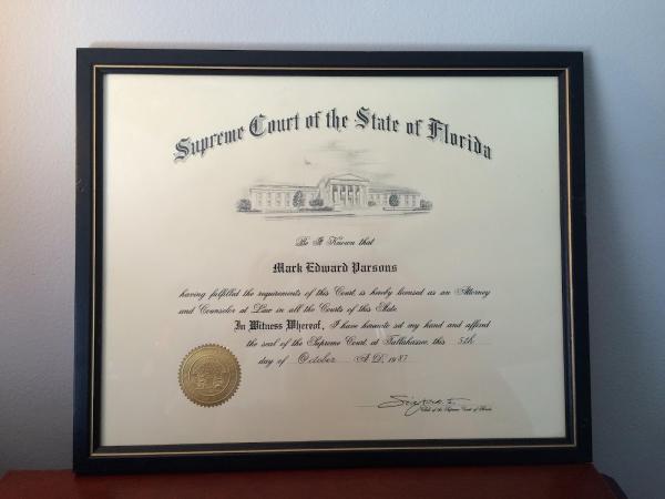 Law Office of Mark E. Parsons