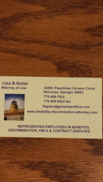 Golan Lisa B, Attorney at Law