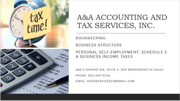 A&A Accounting and Tax Services