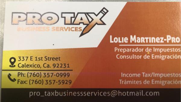 Pro-Tax Business Services