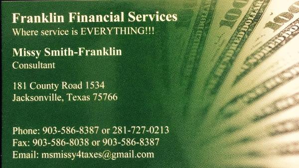 Missy's Tax Service and Franklin Financial Services