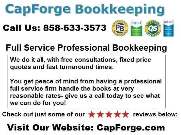 Cap Forge Bookkeeping, Tax & More