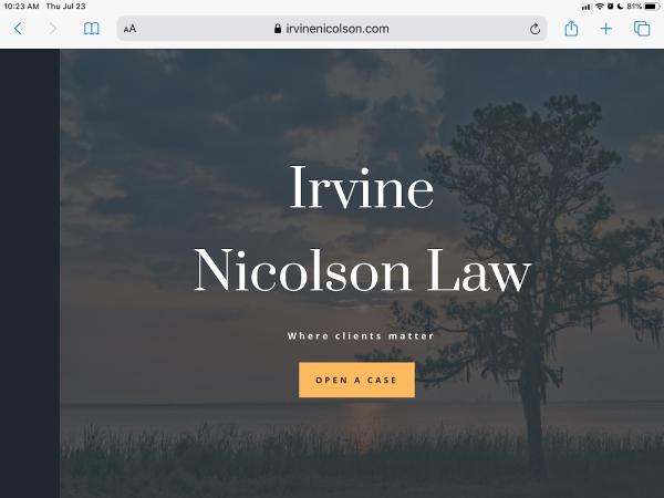 Irvine Nicolson Law