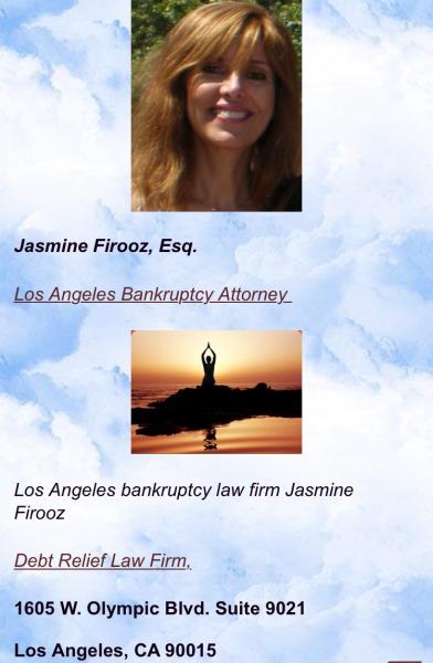 Bankruptcy Law Firm of Jasmine Firooz
