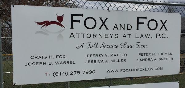 Fox and Fox Attorneys at Law.