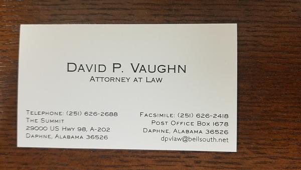 David P. Vaughn Law