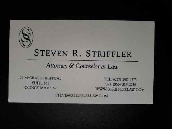 Law Office of Steven R. Striffler