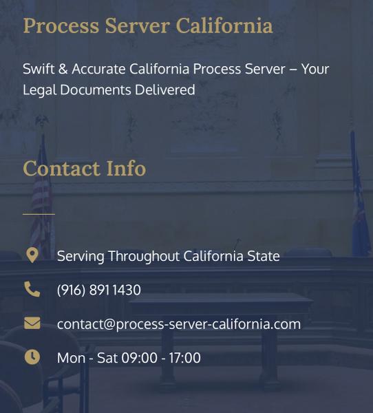 Process Server of California
