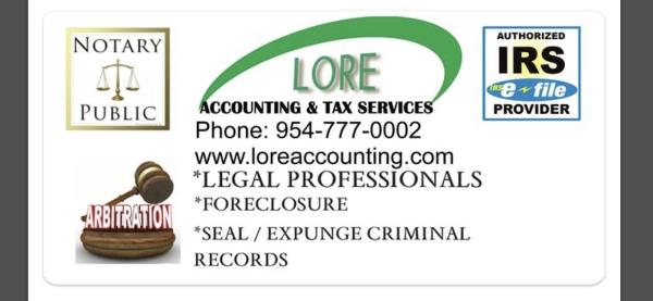 Lore TAX Accounting,lcc