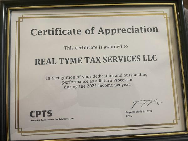 Real Tyme Tax Services