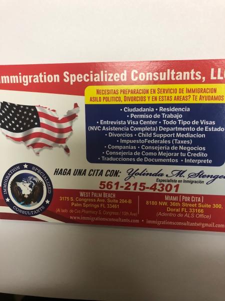 Immigration Specialized Consultants