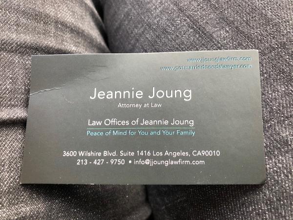 Law Offices of Jeannie Joung | LA 이민법 변호사 상법 변호사