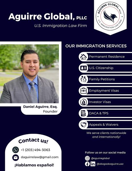 Attorney Daniel Aguirre - Abogado de Inmigración USA