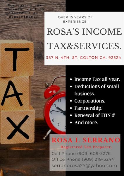 Rosa's Income Tax & Services
