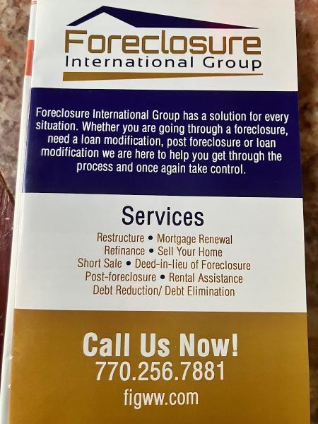 Foreclosure International Group