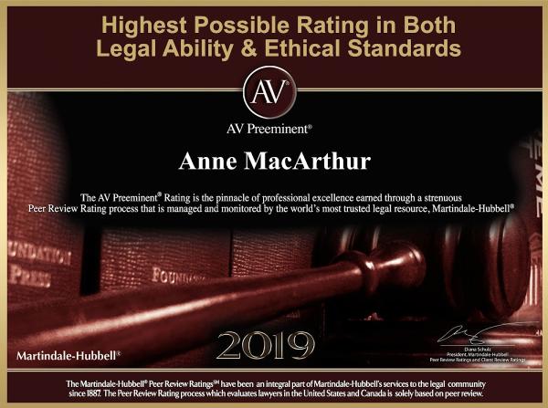 Anne Macarthur Law