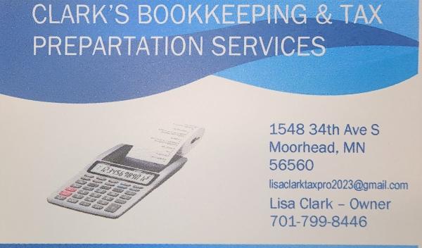 Clark's Bookkeeping &tax Preparation Services