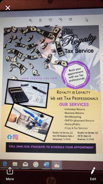 Royalty Tax Service