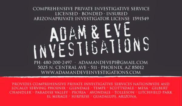 Adam & Eve Investigations
