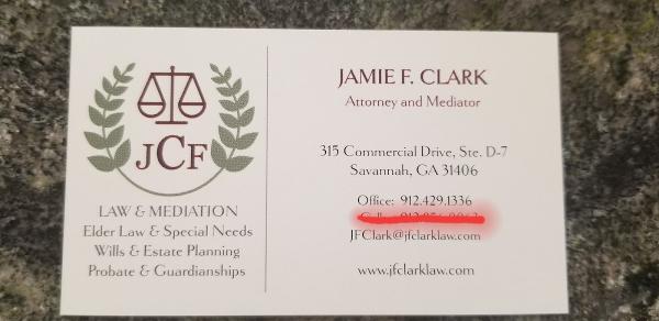 Law & Mediation Office of Jamie F. Clark