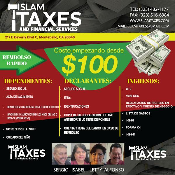 Slamtaxes & Financial Services