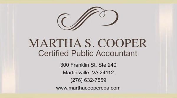 Martha S Cooper, CPA