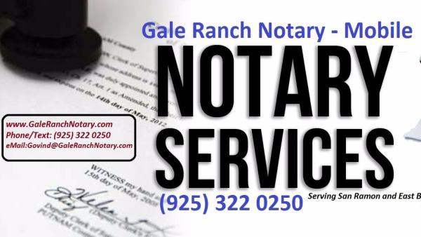 Gale Ranch Notary, Apostille and Financisl Services