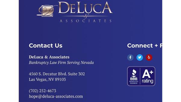 Deluca & Associates Bankruptcy Law