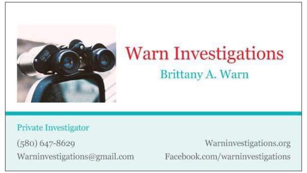 Warn Investigations
