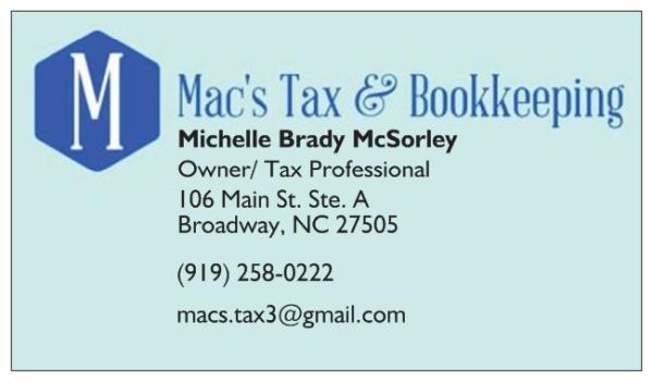 Mac's Tax & Bookkeeping