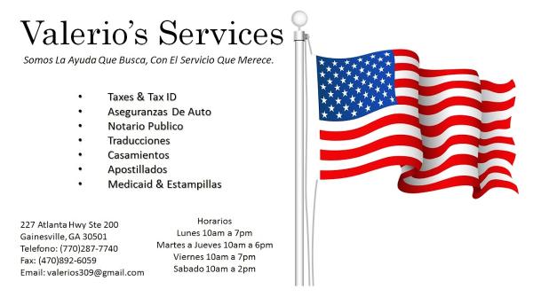 Valerio's Services