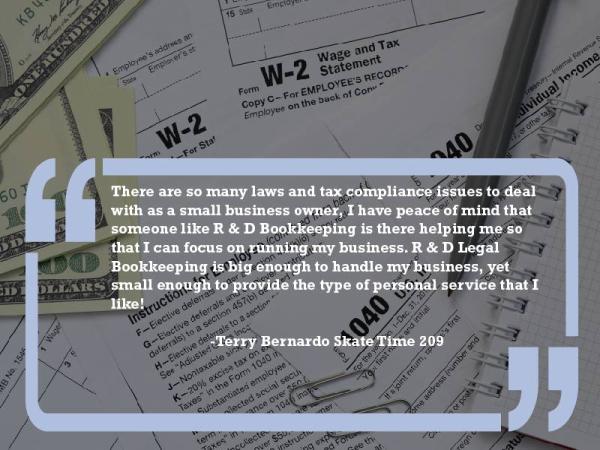 R&D Legal Bookkeeping