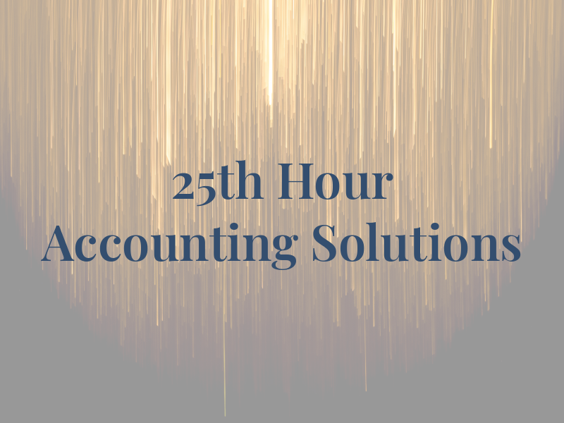 25th Hour Accounting Solutions