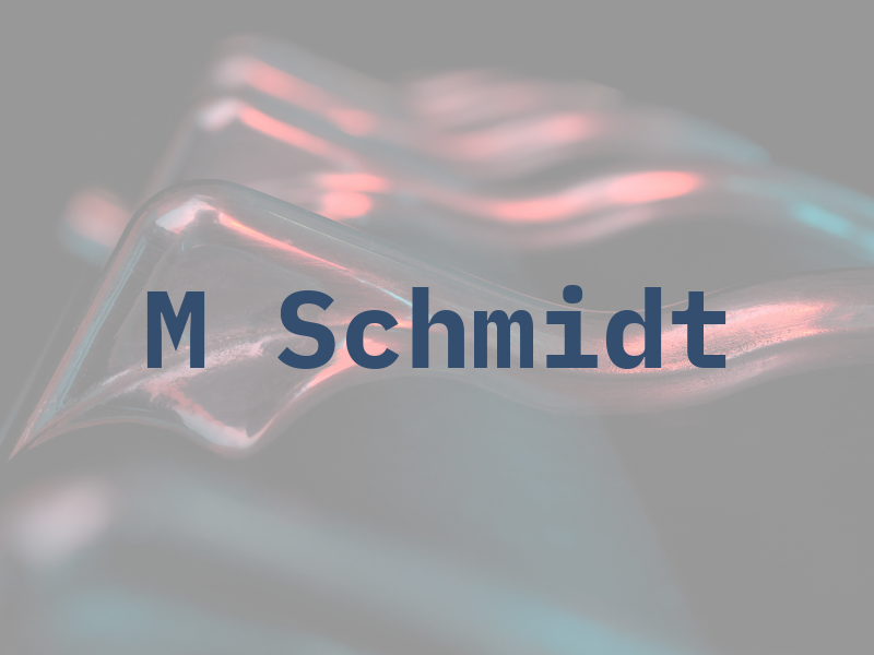 M Schmidt