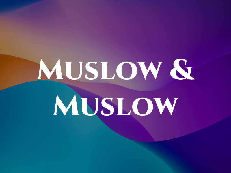 Muslow & Muslow