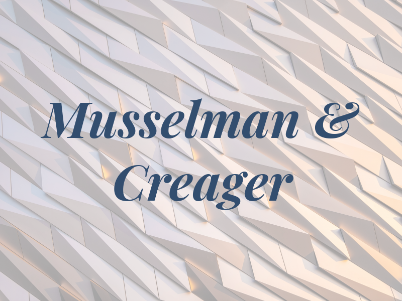 Musselman & Creager