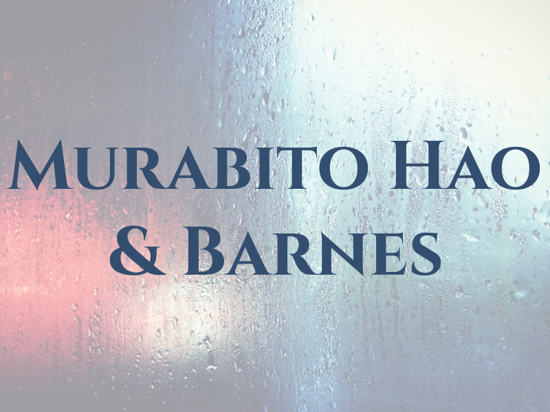 Murabito Hao & Barnes