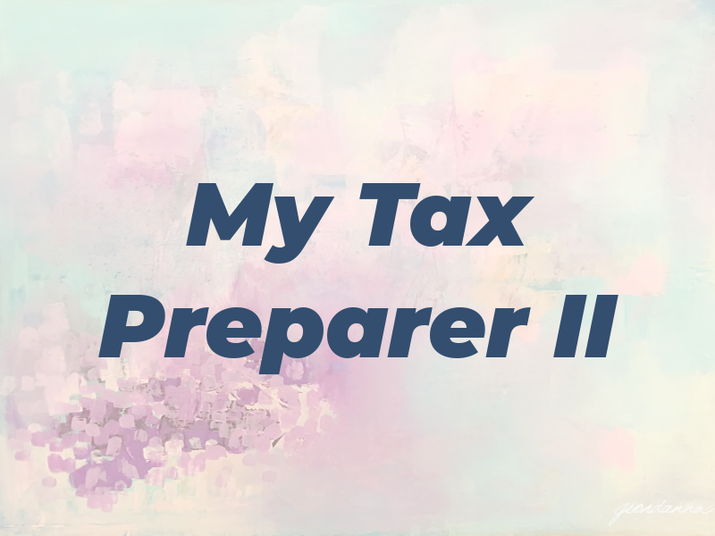 My Tax Preparer II