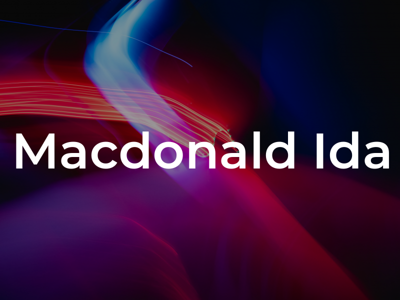 Macdonald Ida