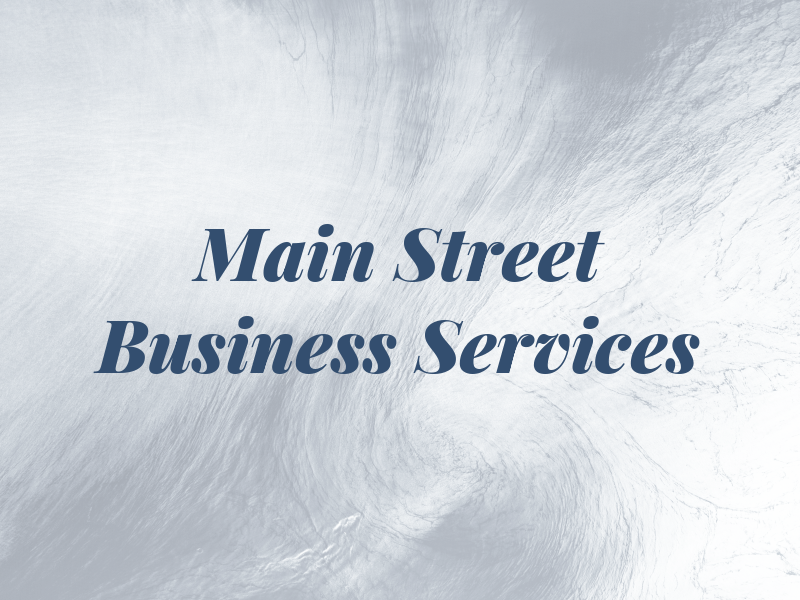 Main Street Tax & Business Services