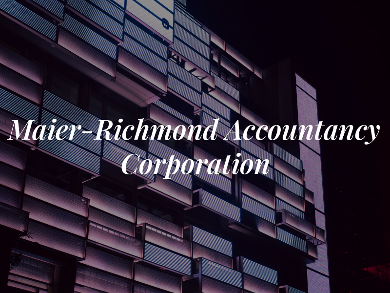 Maier-Richmond Accountancy Corporation