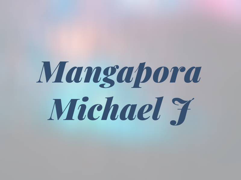 Mangapora Michael J