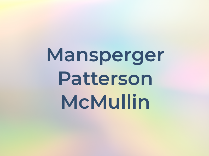 Mansperger Patterson and McMullin