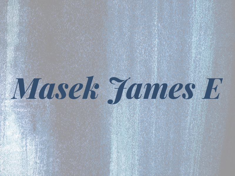 Masek James E