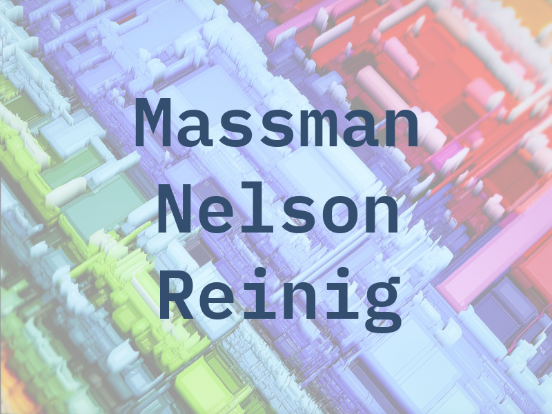 Massman Nelson Reinig