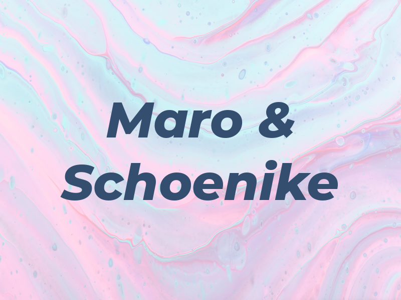 Maro & Schoenike