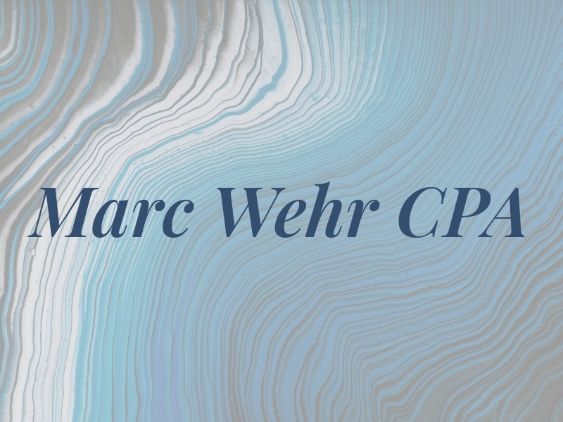 Marc Wehr CPA