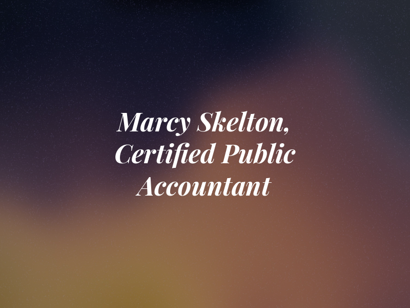 Marcy Skelton, Certified Public Accountant