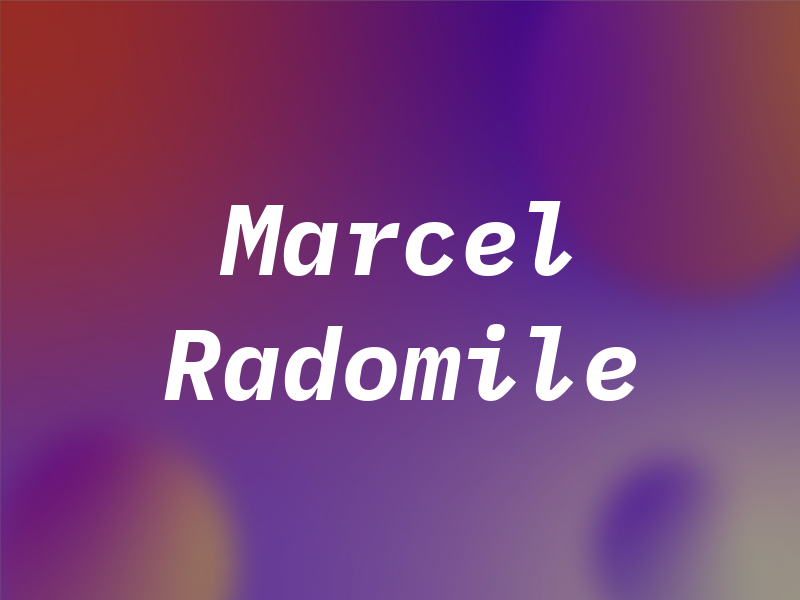 Marcel Radomile
