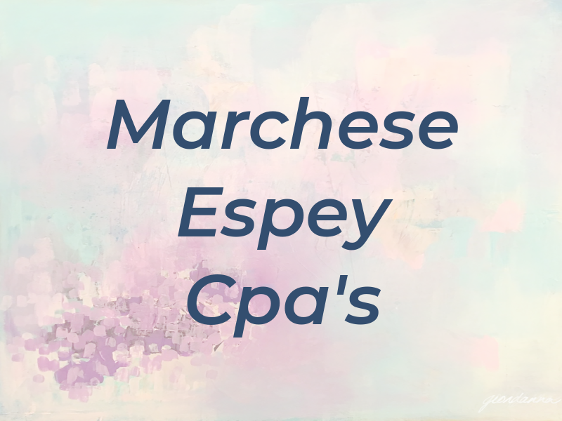 Marchese & Espey Cpa's
